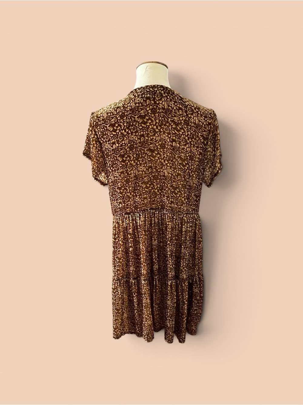 #266, Double D Ranch dress, yoke decorated with silver conchos, size M - Picture 2 of 2
